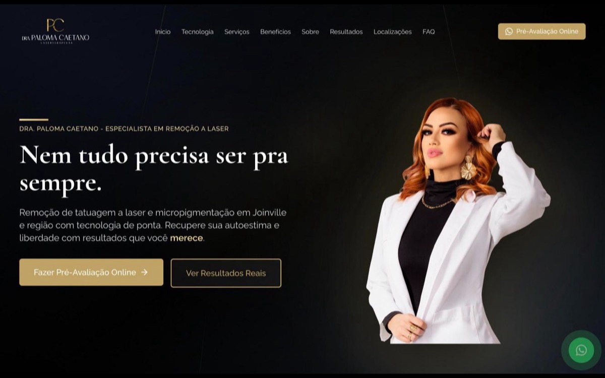 Captura de tela: Dra. Paloma Caetano
